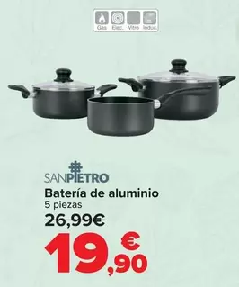 San Pietro - Batería De Aluminio