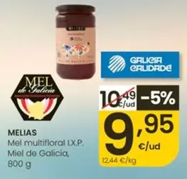 Melias - Mel Multifloral I.X.P. Miel De Galicia
