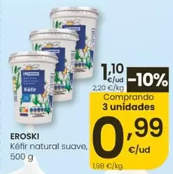 Eroski - Kéfir Natural Suave