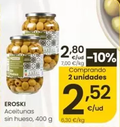 Eroski - Aceitunas Sin Hueso