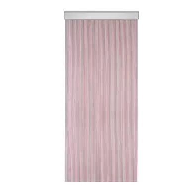 CORTINA PUERTA - CINTA DUERO 90X210 Nº3 TRANSPARENTE-ROJO
