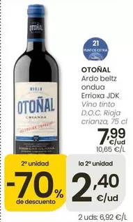 Otoñal - Vino Tinto D.O.C. Rioja Crianza