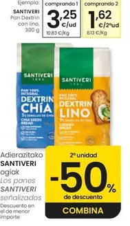 Santiveri - Pan Dextrin Con Lino