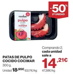 Cocimar - Patas De Pulpo Cocido