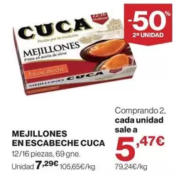Cuca - Mejillones En Escabeche