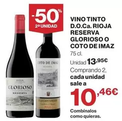 Glorioso - Vino Tinto D.o.ca. Rioja Reserva