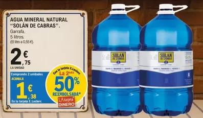 Solán de Cabras - Agua Mineral Natural