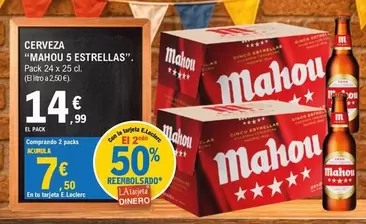 Mahou - Cerveza 5 Estrellas