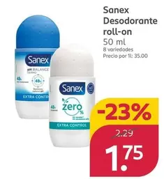 Sanex - Desodorante Roll-on