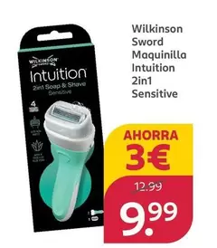 Wilkinson - Maquinilla Intuition 2in 1 Sensitive 