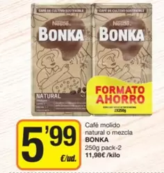 Bonka - Café Molido Natural O Mezcla