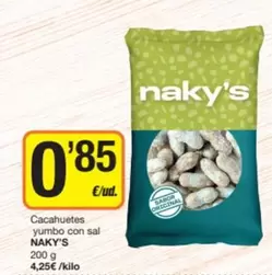 Naky's - Cacahuetes Yumbo Con Sal