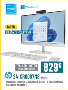 HP - 24-CR0087NS I3143