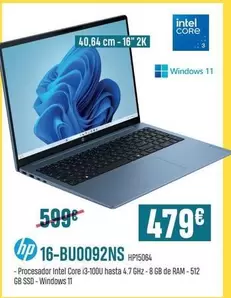 Hp - 16-BU0092NS