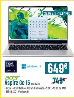 Acer - Aspire Go 15