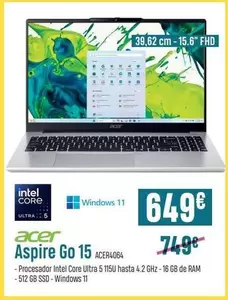 Acer - Aspire Go 15