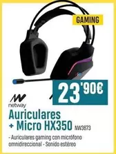 Netway - Auriculares + Micro Hx350