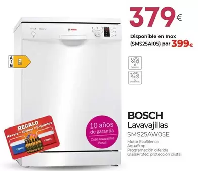 Bosch - Lavavajillas SMS25AW05S