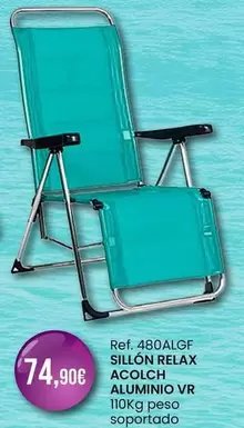 Relax - Sillón  Acolch Aluminio Vr