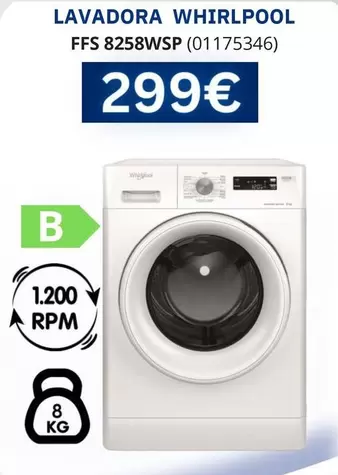 Whirlpool - Lavadora Ffs 8258wsp