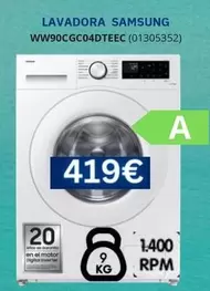 Samsung - Lavadora WW90CGC04DTEEC