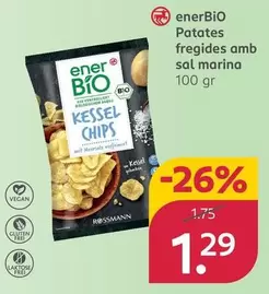 enerBIO - Patatas Fritas Con Sal Marina