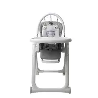Silla alta multifuncional ajustable Harper gris