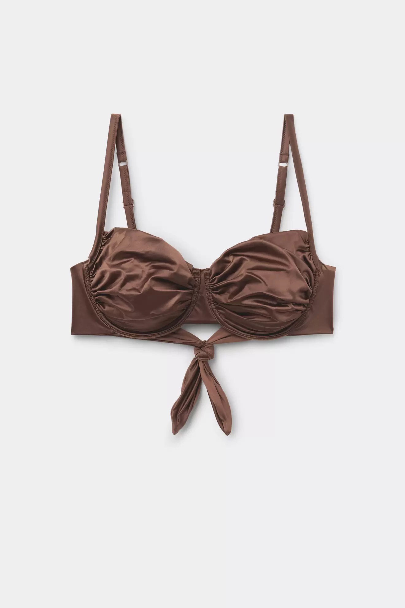 Top Bikini Balconette Shiny Glam Choco