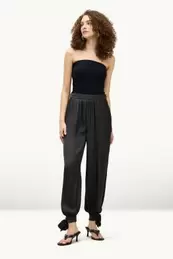 Pantalón bombacho - mid waist - balloon leg