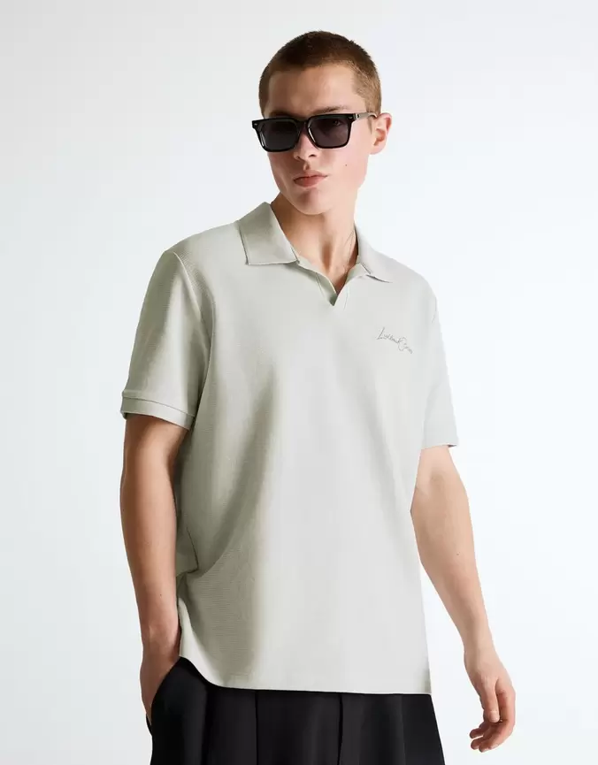 Polo manga corta bordado
