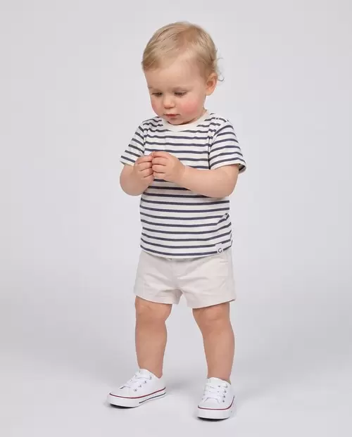 Pantalón corto blanco
