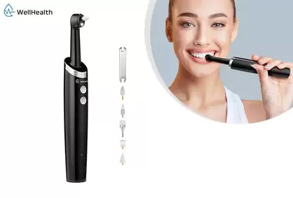 Pulidor dental recargable con luz LED