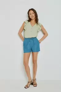 Bermuda vaquera regular fit