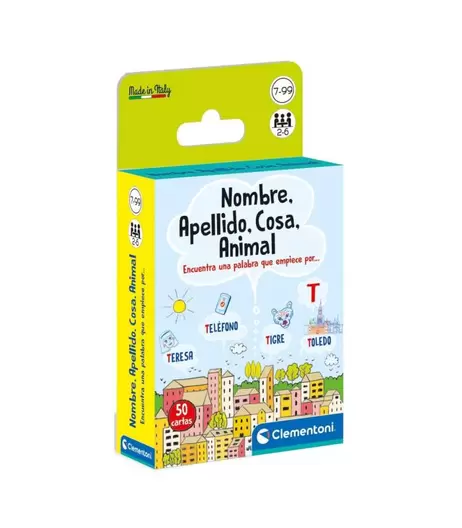 JUEGO NOMBRE, APELLIDO, COSA, ANIMAL