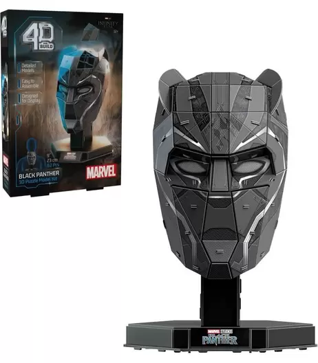 BUSTO MARVEL BLACK PANTHER MAQUETA 4D