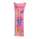 Mr. Wonderful WOA2212074EMZ1 Colchoneta inflable de playa con mensaje motivador Multicolor de PVC resistente