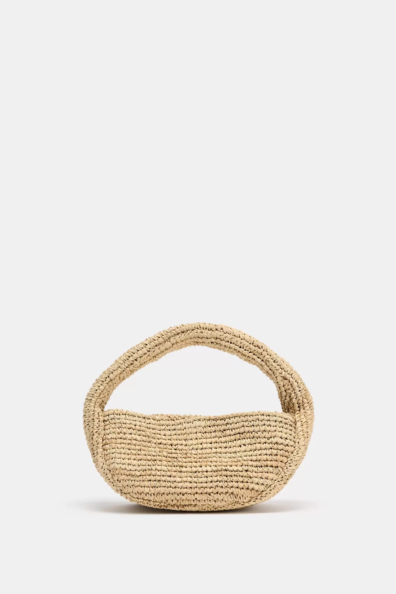 BOLSO DE MANO RAFIA