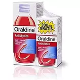 Oraldine Antiséptico Enjuague Bucal Uso Diario con Hexetidina Pack 400 ml + 200 ml Embalaje Deteriorado (Cad: 31/08/2027)