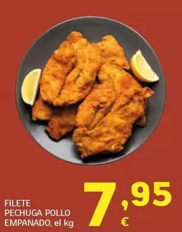 Filete Pechuga Pollo Empanado