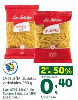 La Isleña - Distintas Variedades