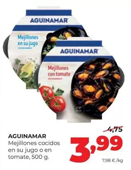 Aguinamar - Mejillones Cocidos En Su Jugo O En Tomate