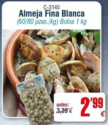 Almeja Fina Blanca