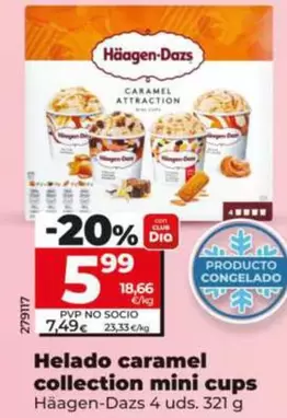 Häagen-Dazs - Helado Caramel Collection Mini Cups