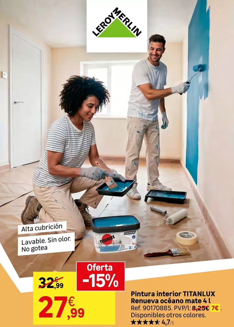 Leroy - Pintura Interior Renueva Oceano Mate 4