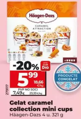 Häagen-Dazs - Helado Caramel Collection Mini Cups 