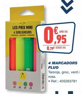 4 Marcadores Fluo