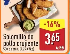 Solomillo De Pollo Crujiente