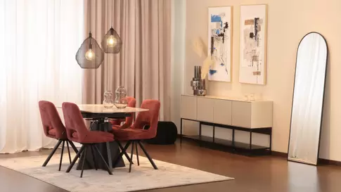Silla de comedor giratoria Velázquez