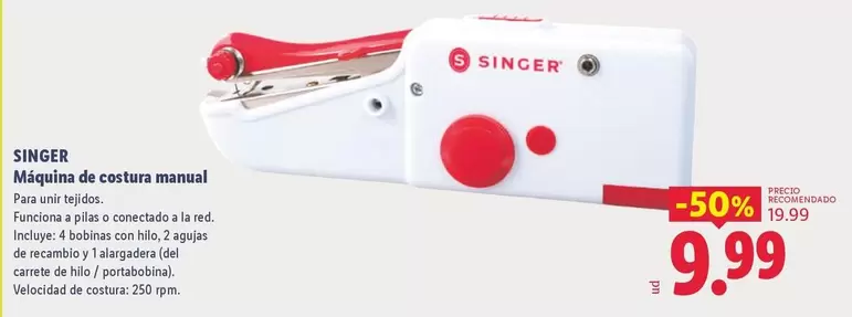 Singer - Máquina De Costura Manual