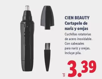 Cien Beauty - Cortapelo De Nariz Y Orejas